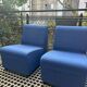 Pair of midnight blue armchairs – contemporary spirit