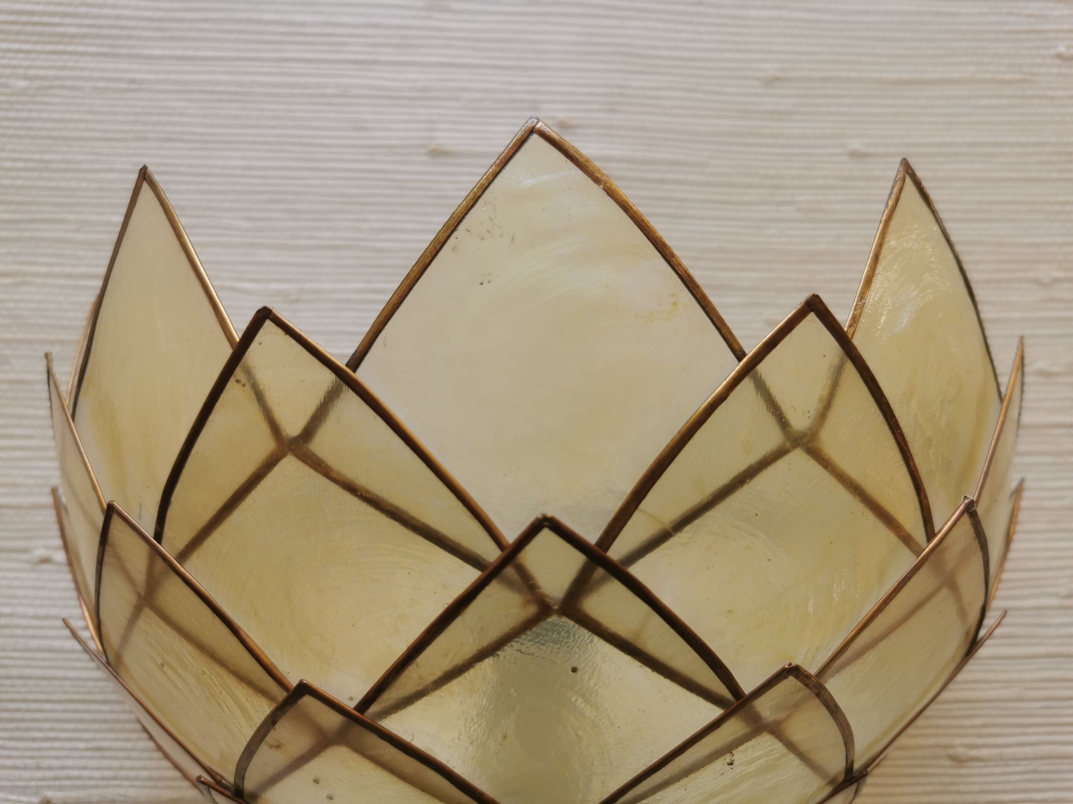Paire d'appliques lotus