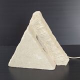 Vintage stone pyramid lamp 1970