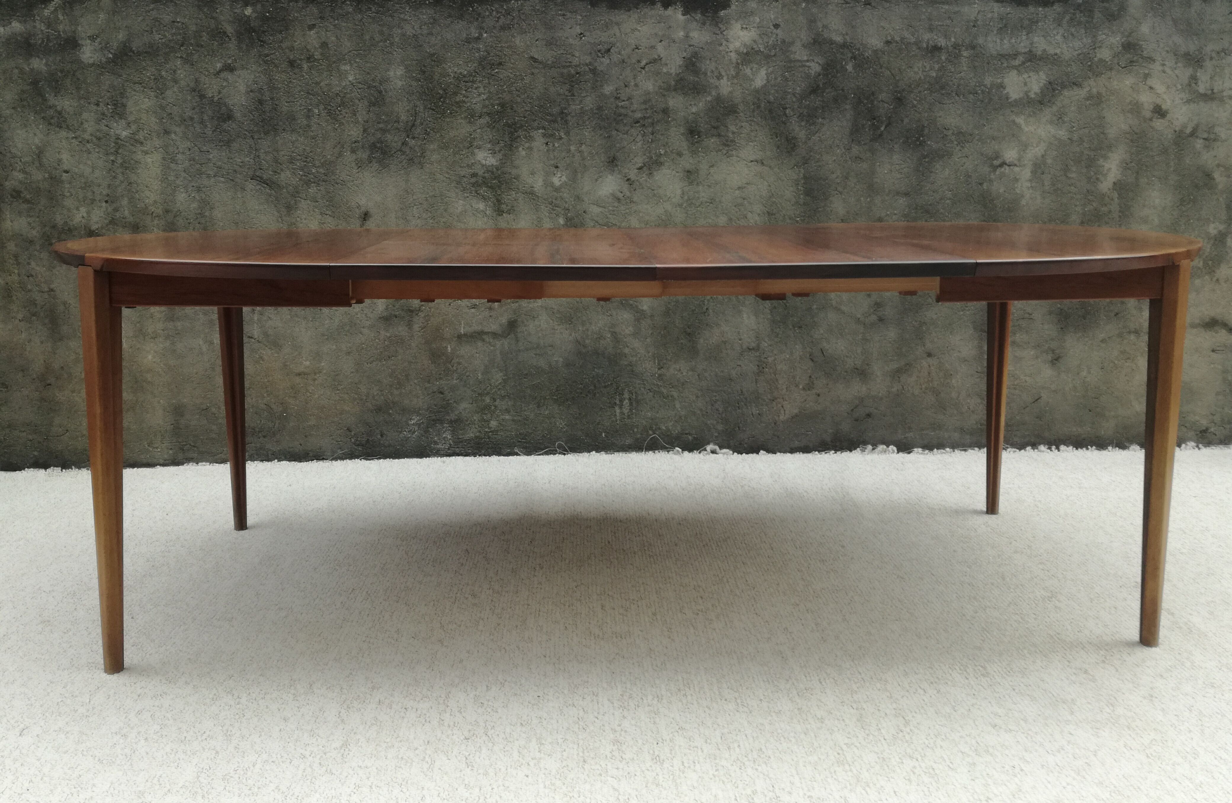 Palissandre Dining Room Table by Henry Rosengren Hansen, Denmark, 1960s