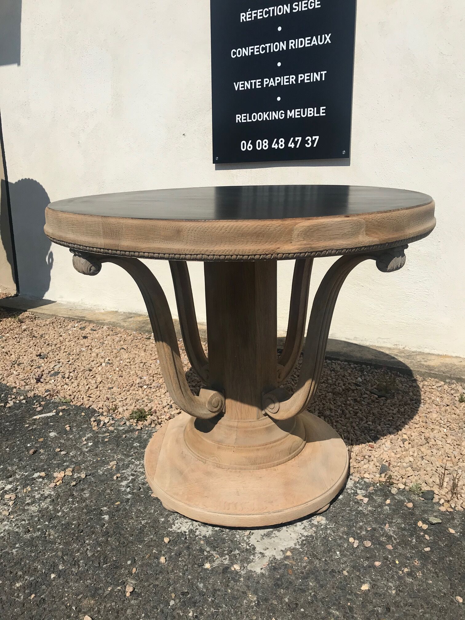 Art deco side table