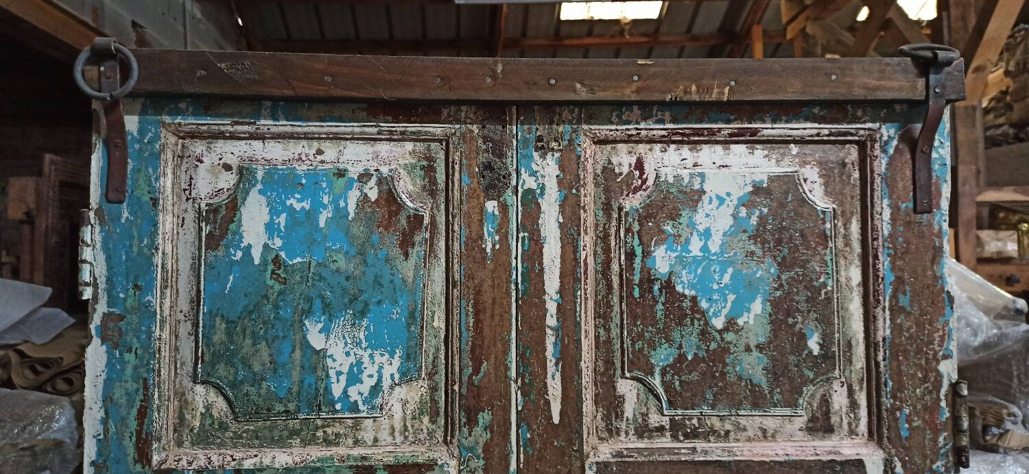 Old wooden door