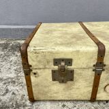 Malle en bois beige
