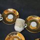 9 Moka Coffee Cups + Saucers Arabia Finland Mira Design Esteri Tomula