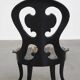 19th-Century English Chinoiserie Mother of Pearl Decorative Chair