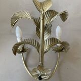 Applique palmier en métal doré ancienne