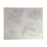 Paris map 1967