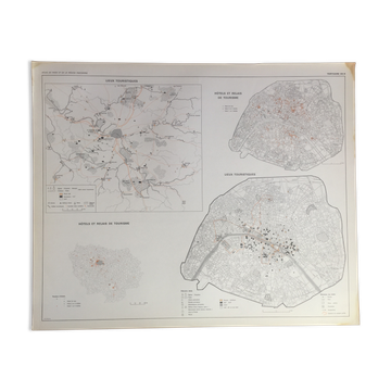 Paris map 1967