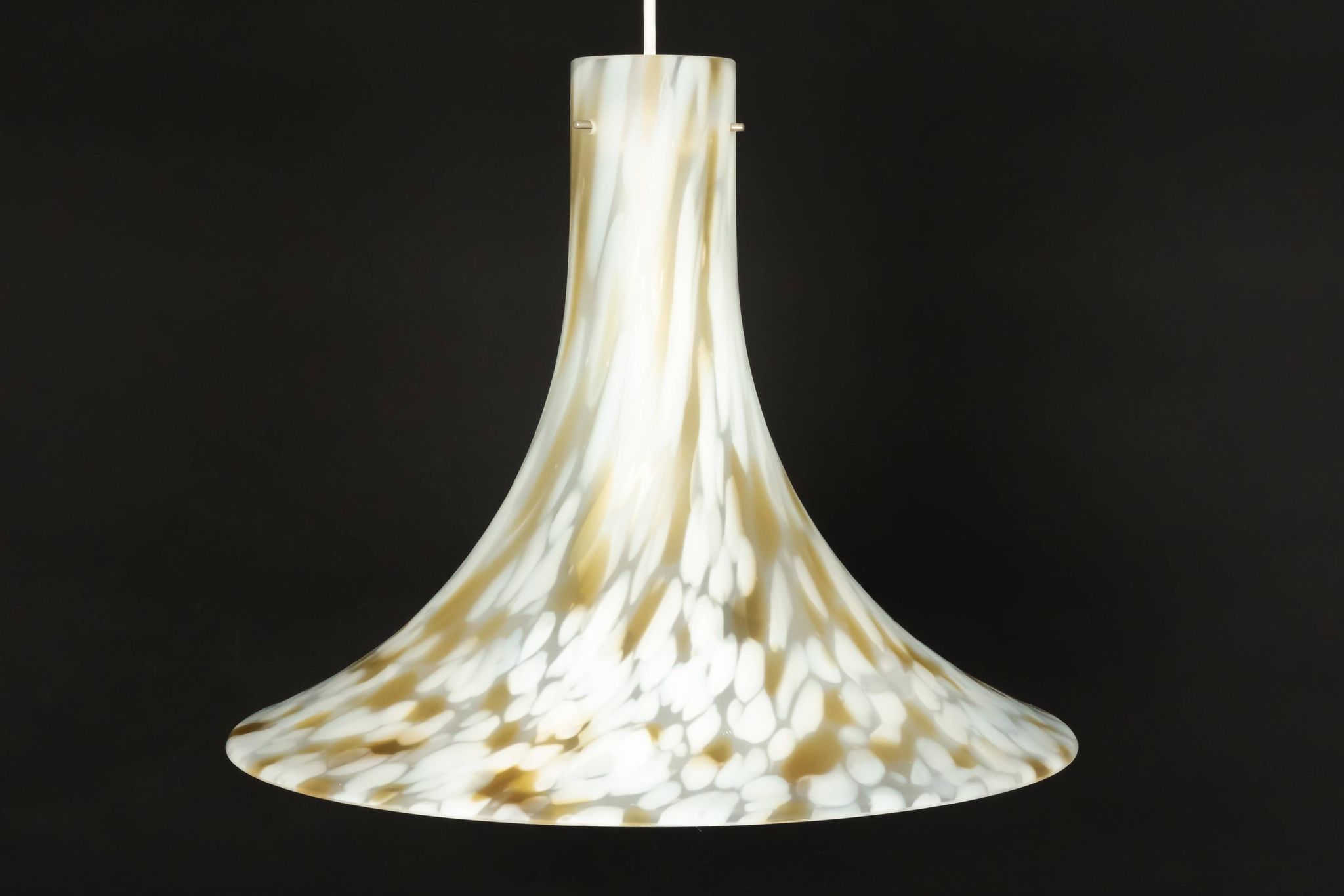 glass pendant by Peill & Putzler, Germany, 1970s
