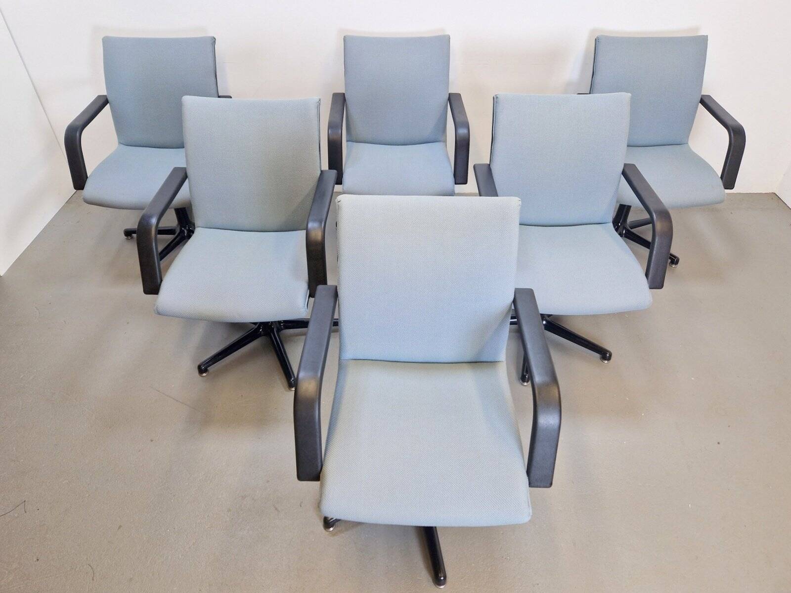 Vintage Michigan Office Chairs by Geoffrey Harcourt for Artifort, 1980s, Set of 6