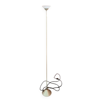 White Floor Lamp, Italy, 1980s