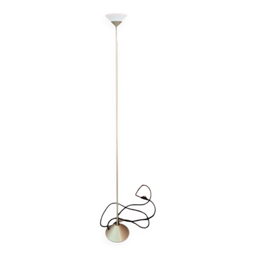 White Floor Lamp, Italy, 1980s