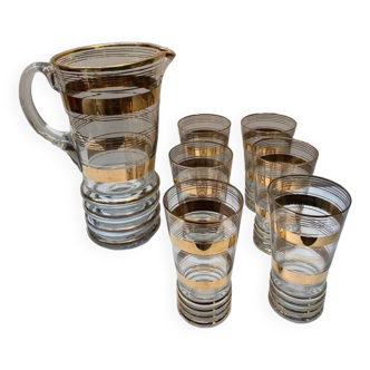 Vintage orangeade service