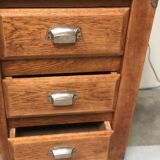 Old restored oak desk