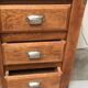 Old restored oak desk