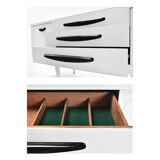 Enfilade laquée blanc circa 1970