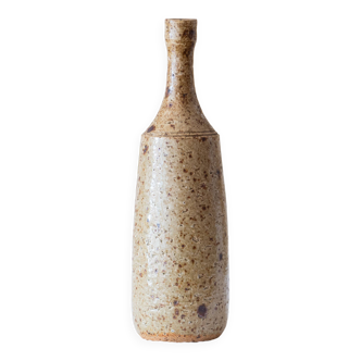 Grande bouteille ancienne en grès pyrité