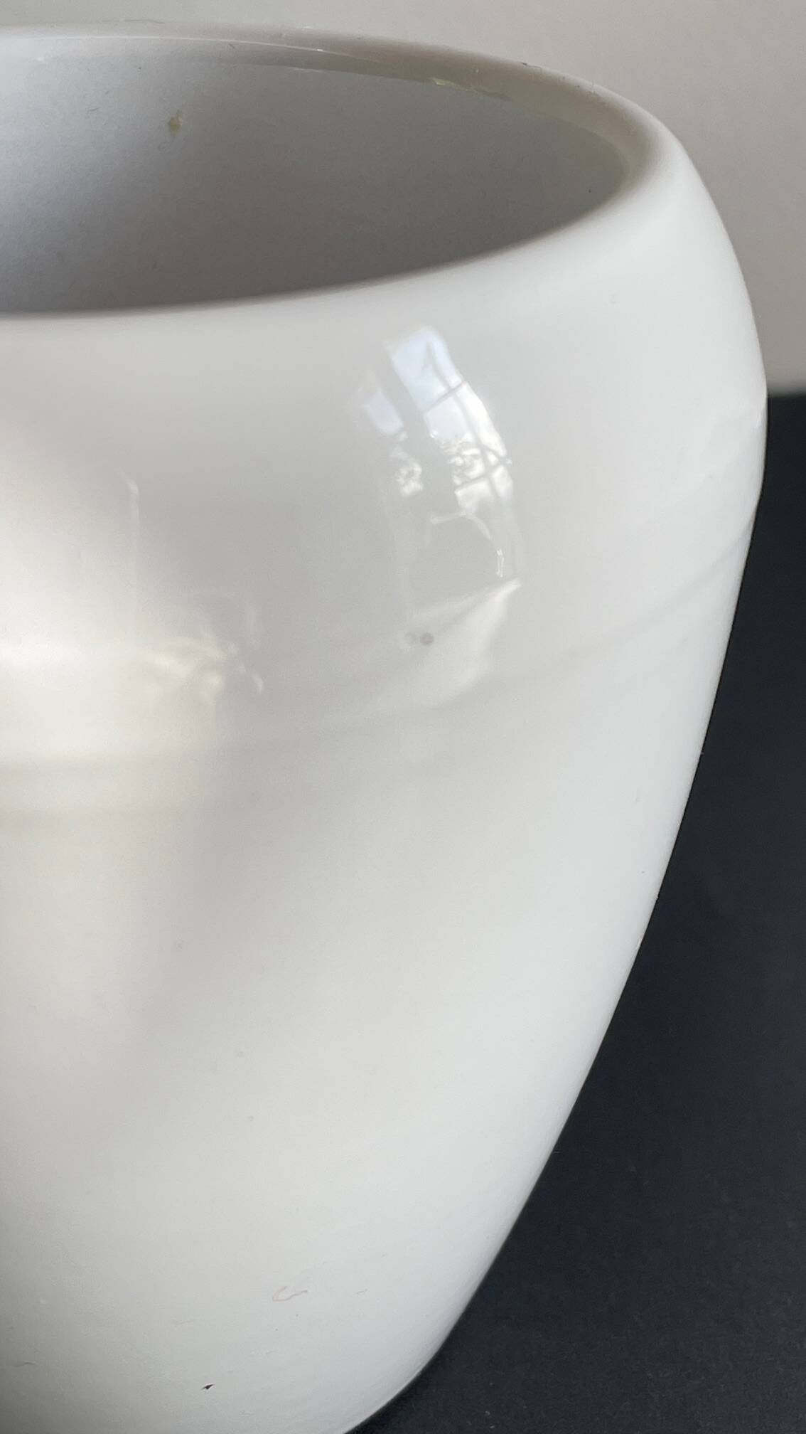 Pair of White Ceramic Candle Holders