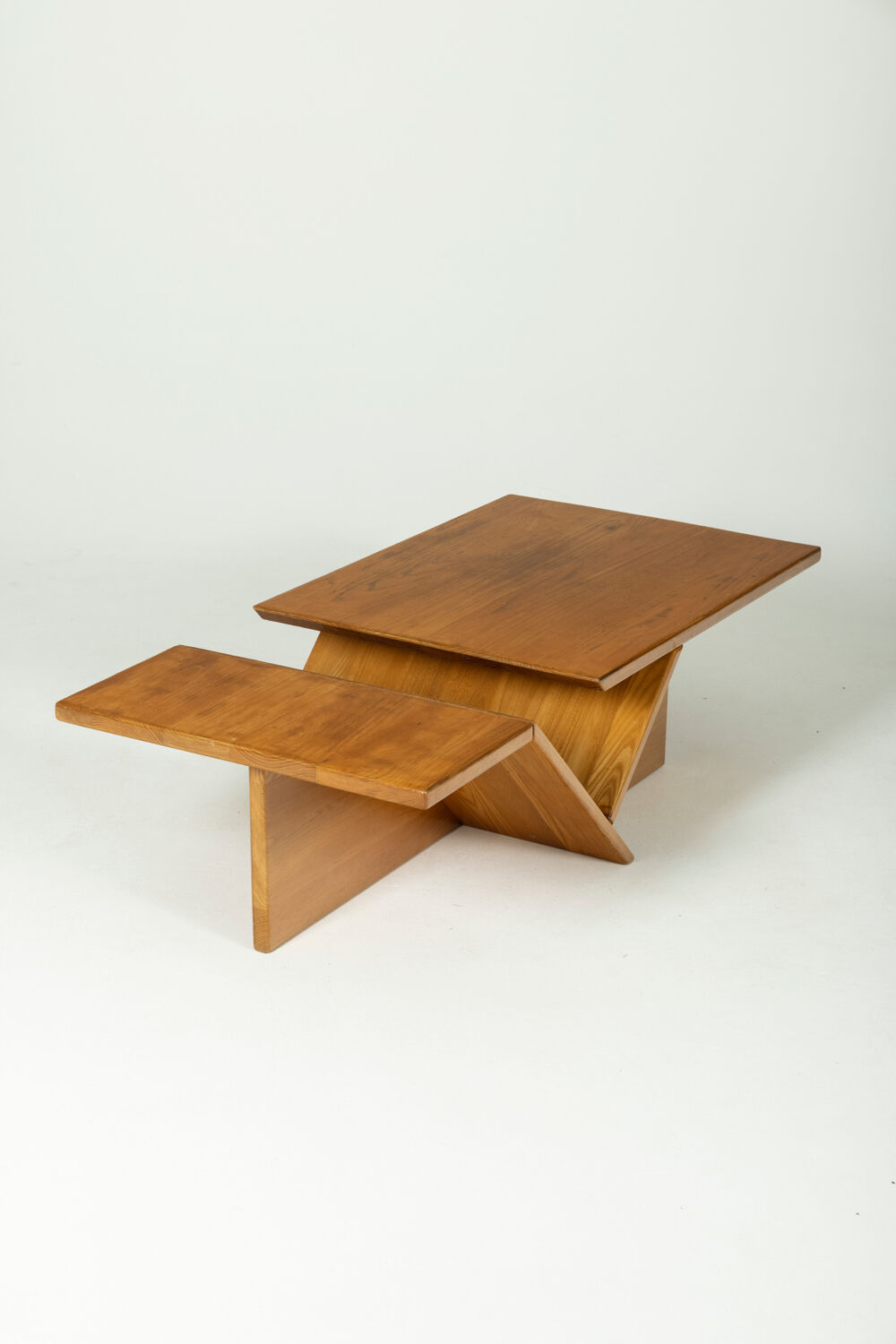 Table basse en chêne massif 1960