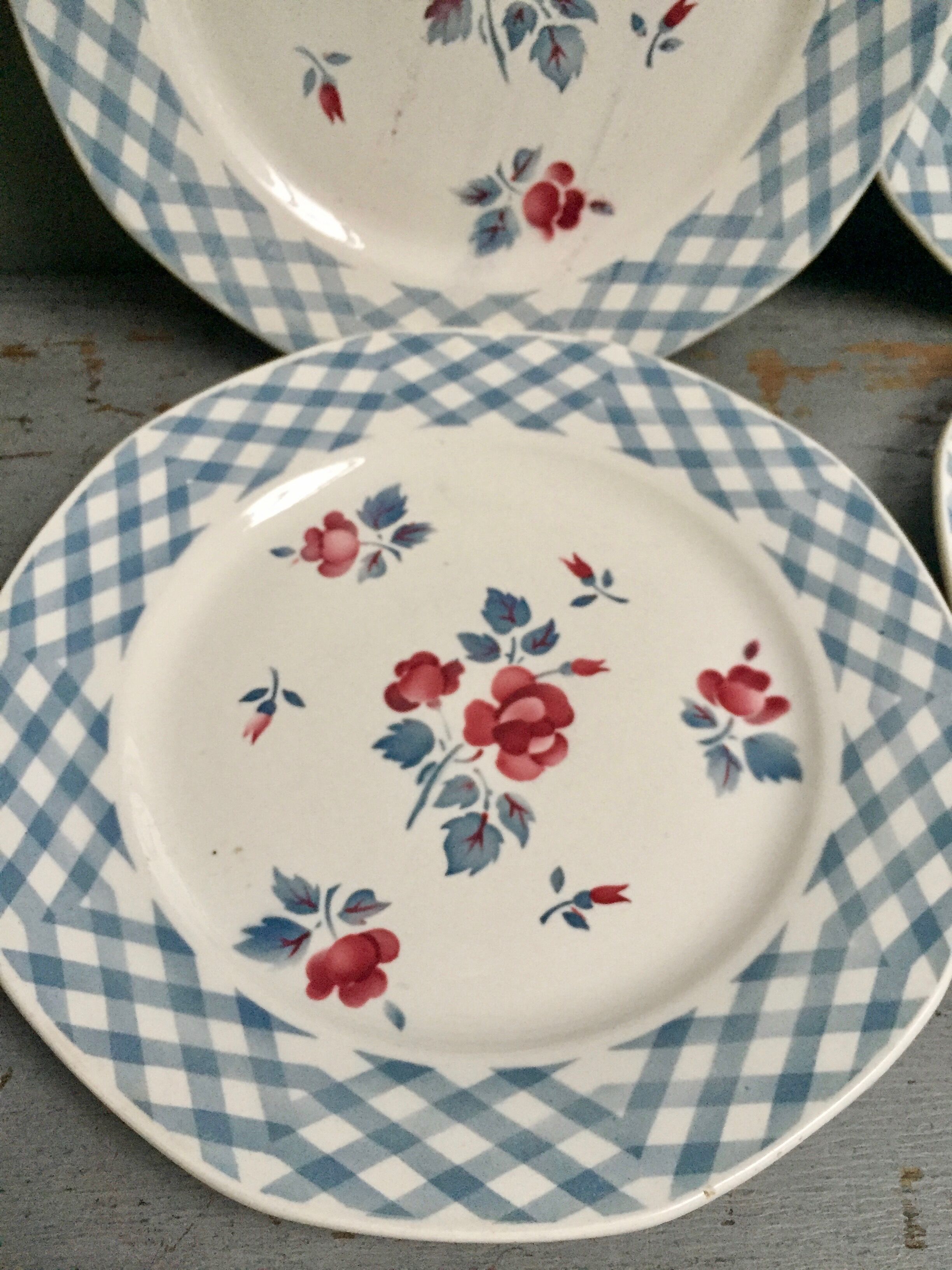 Digoin Sarreguemines plates
