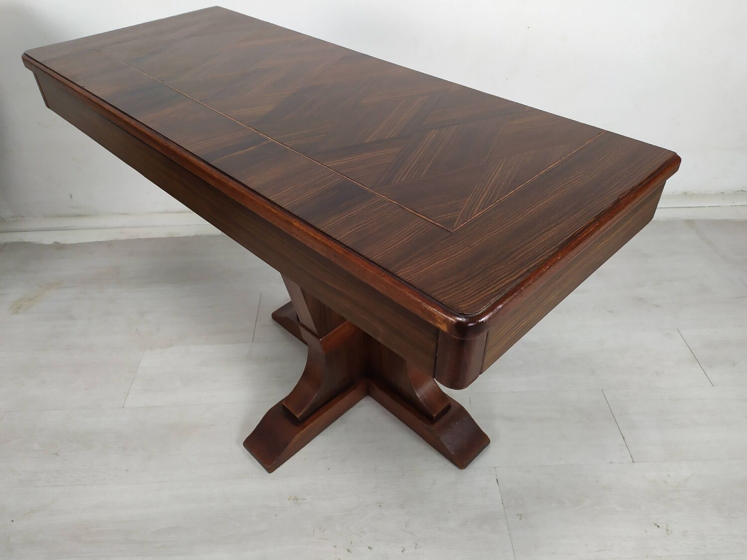 Pair of art deco consoles