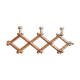 Large accordion coat and hat rack