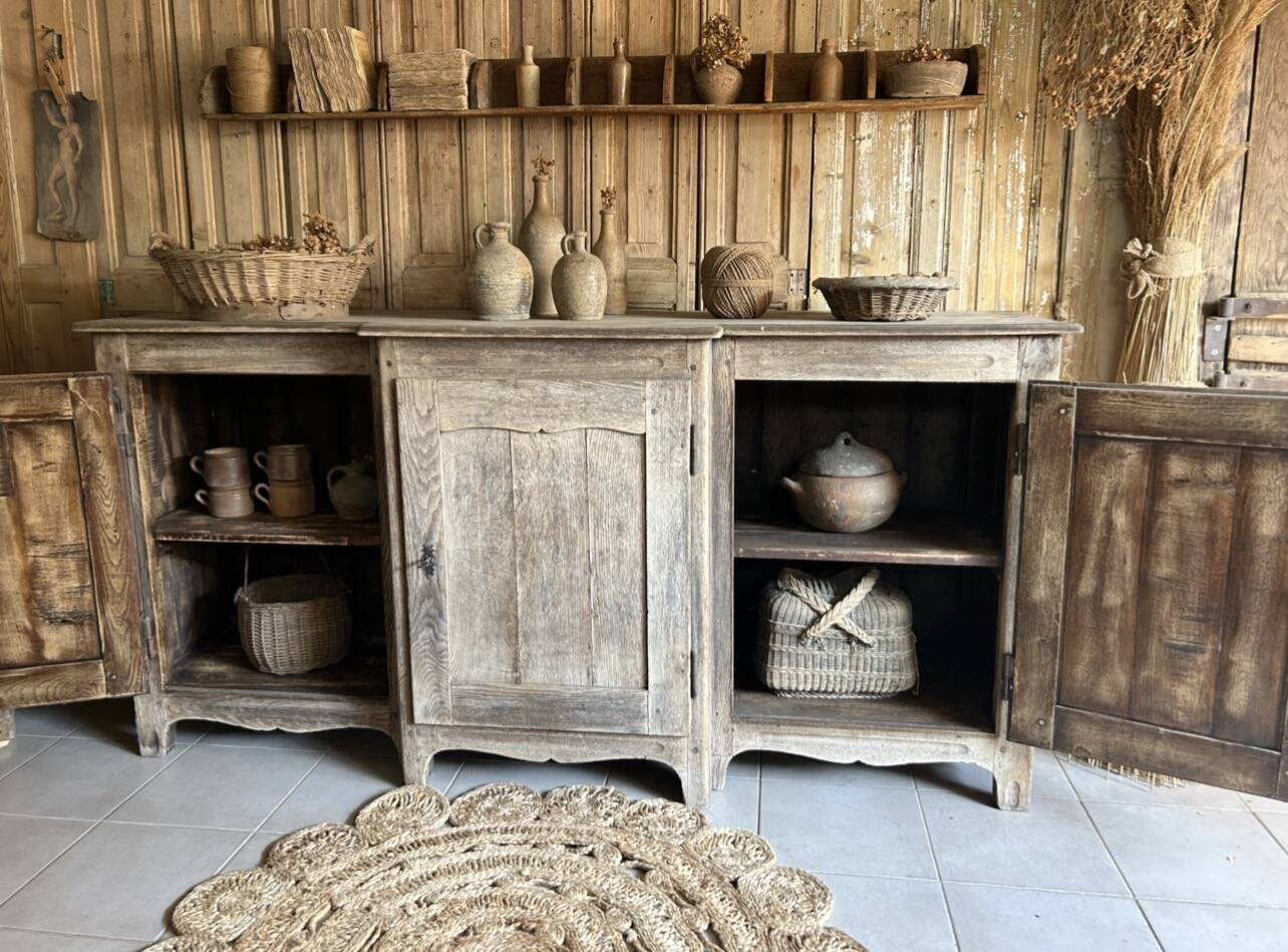 Antique primitive sideboard, side table