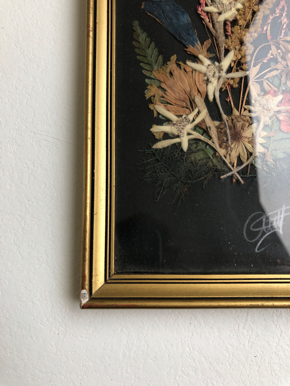 Natural flower frame