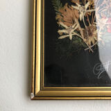 Natural flowers frame
