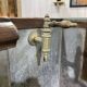 Early 20th-century oak bar counter with period zinc and tin cladding.