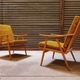 Pair of armchairs Ton Bystřice model Boomerang by Antonin Suman 1960