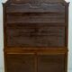 20th Century Dutch Trumeau Walnut with Maple Wood Inlays, Netherlands, 1950