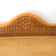 Vintage 80s rattan bedside table