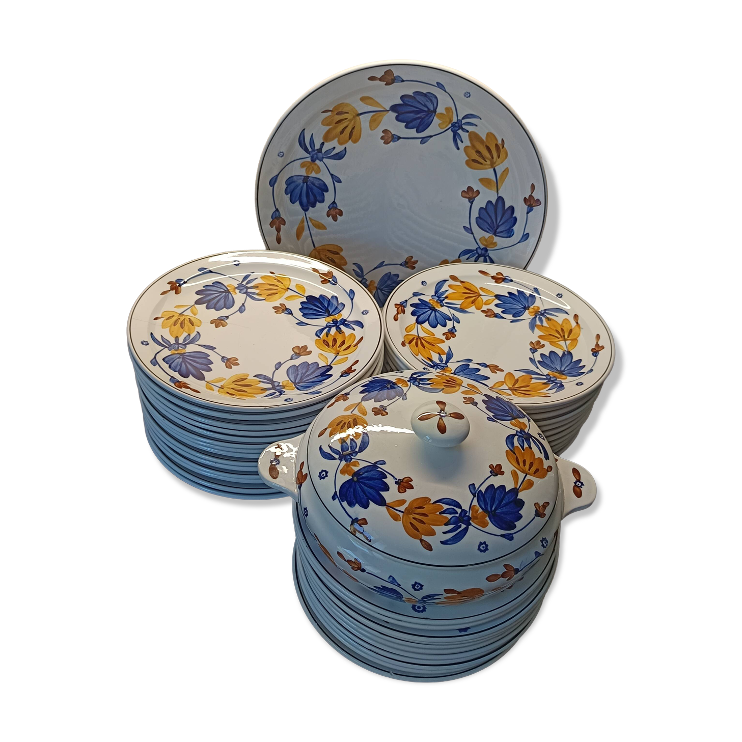 Sarreguemines table service "Saverne" – 44 pieces