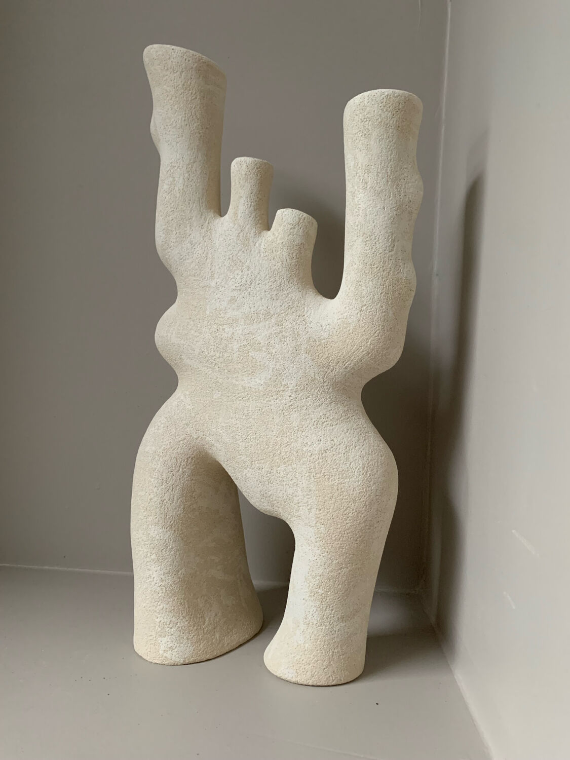 White sandstone sculpture