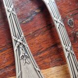 Christofle, Paris - Set of 12 fish knives - crossed ribbons model