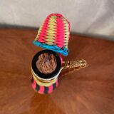 Vintage bottle 70s-80 scoubidou