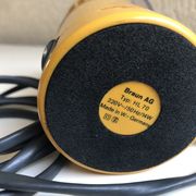 Braun HL 70 Design Reinhold Weiss vintage 1970 fan