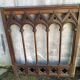 Boiserie claustra style gothique