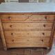 1920 faux bamboo chest of drawers