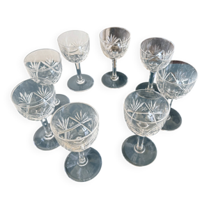 8 verres apéritif en - lorraine