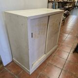 Sliding door craft cabinet