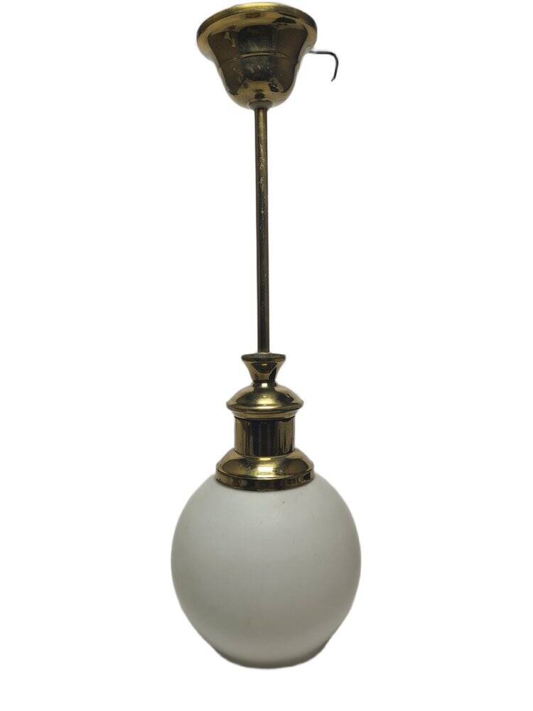 Art Deco pendant lamp, Poland, 1950s