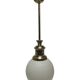 Art Deco pendant lamp, Poland, 1950s