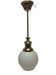 Art Deco pendant lamp, Poland, 1950s