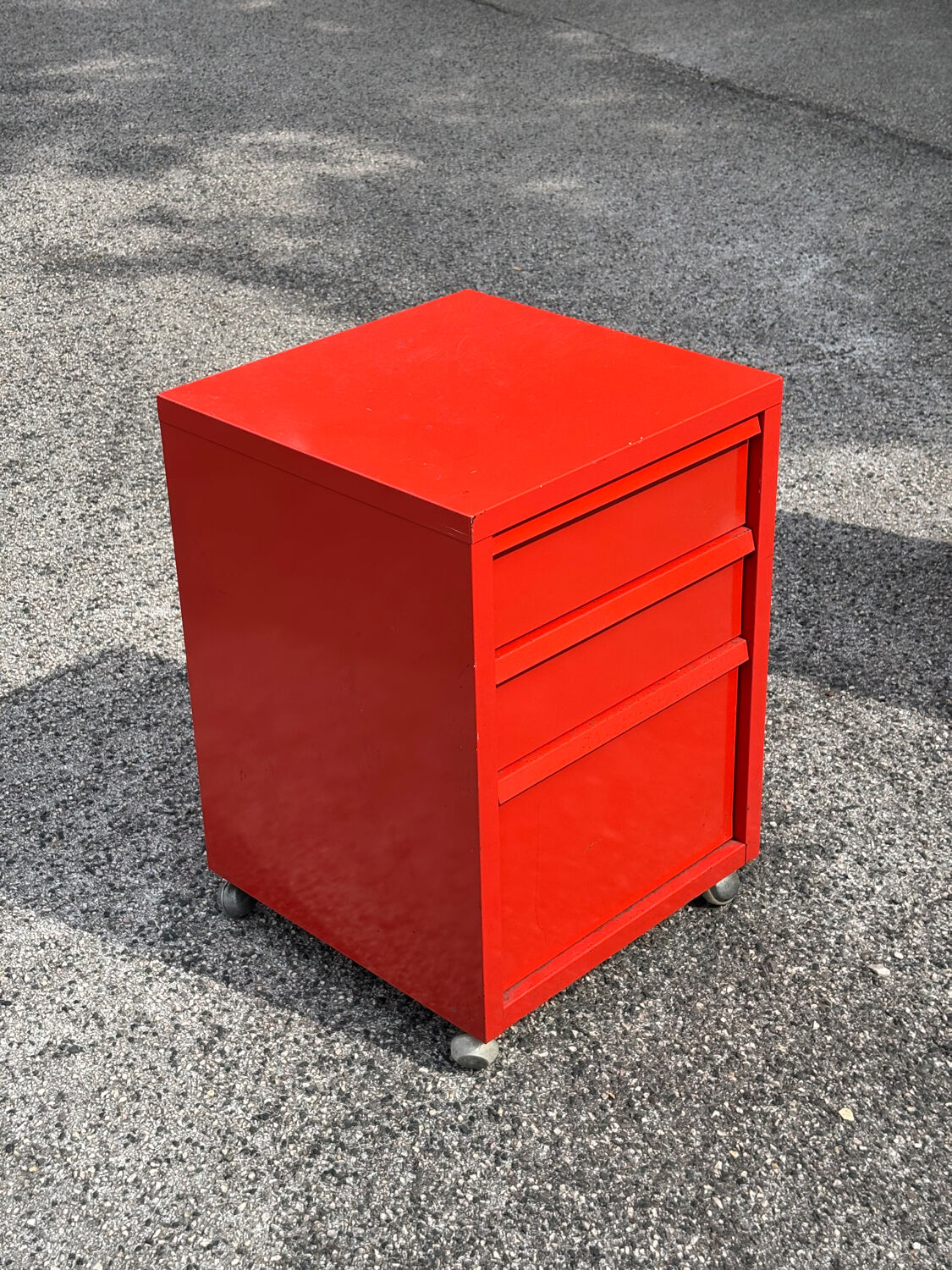 Metal box by Prisunic 1970