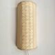 Vintage Swedish textile wall lamps, set of 2