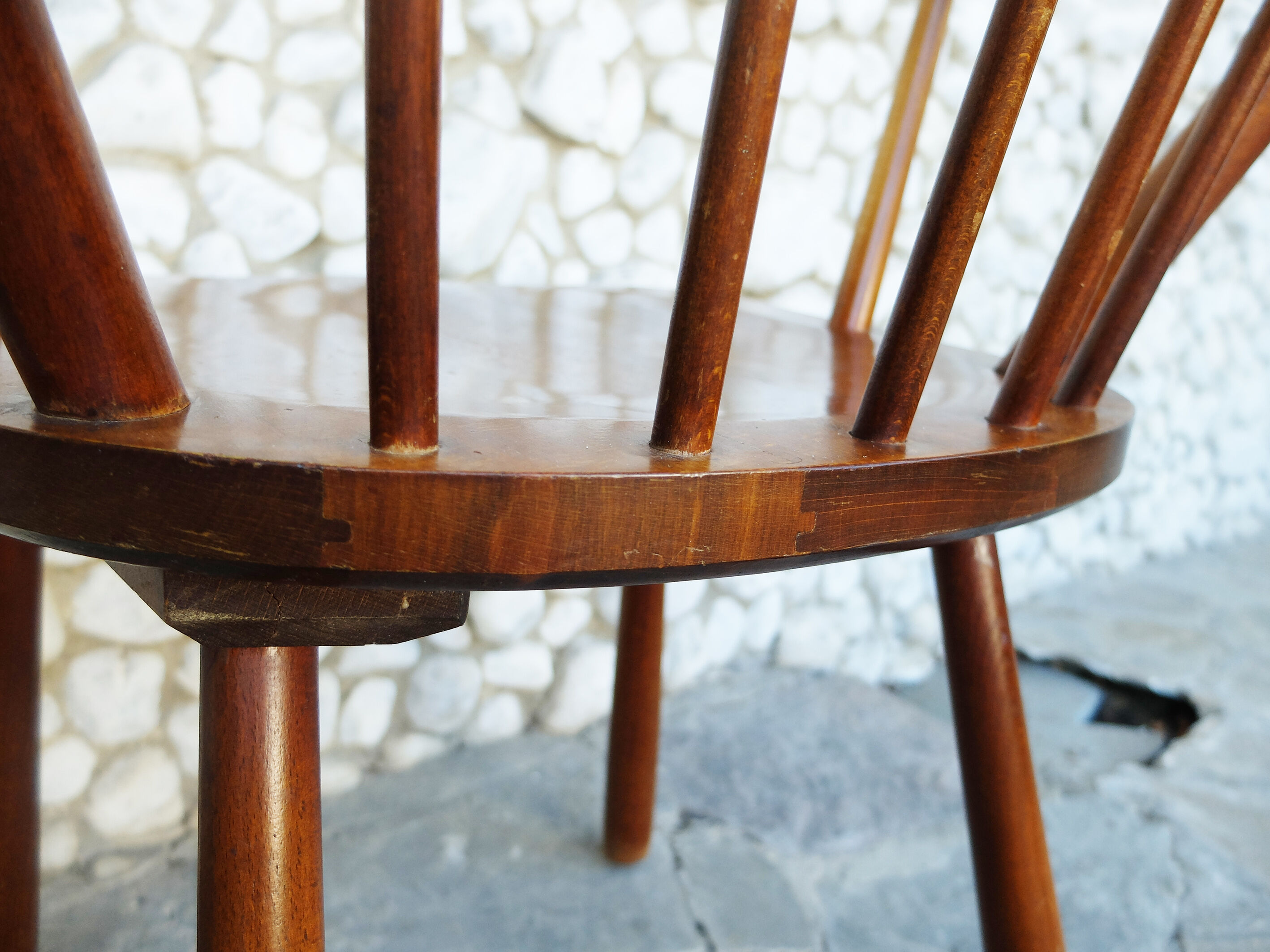 Pair of Scandinavian bars with solid wood Denmark