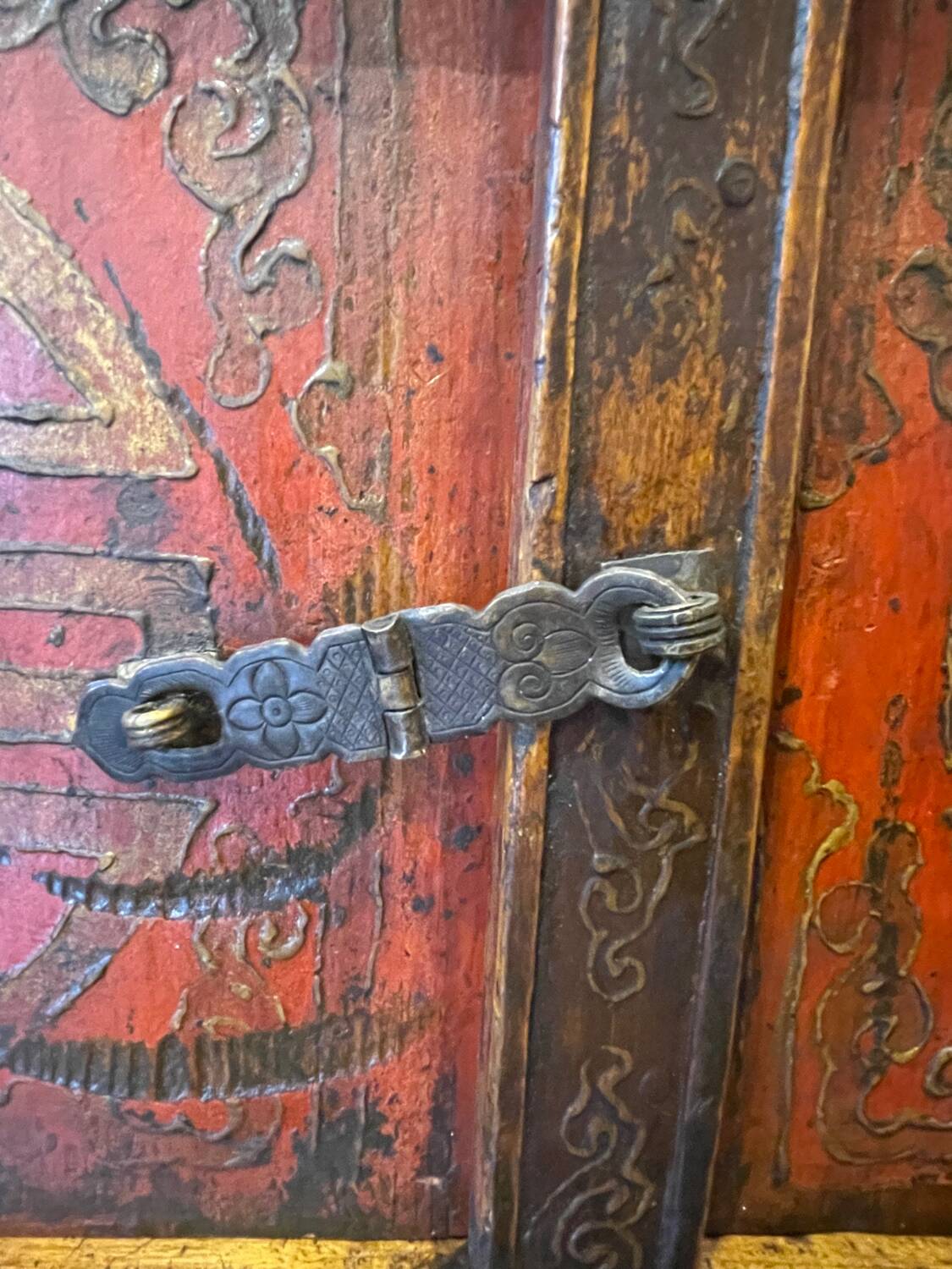 Tibetan 4-door sideboard