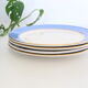 Set of 4 blue dessert plates Orleans Villeroy and Boch, vintage